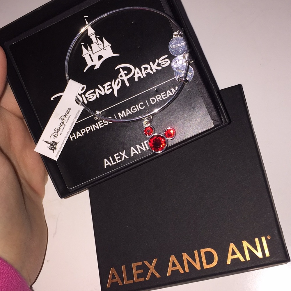 Alex and Ani Mickey July Birthstone Bangle